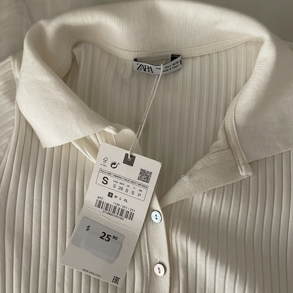 Zara collard shirt - Picture 2 of 2